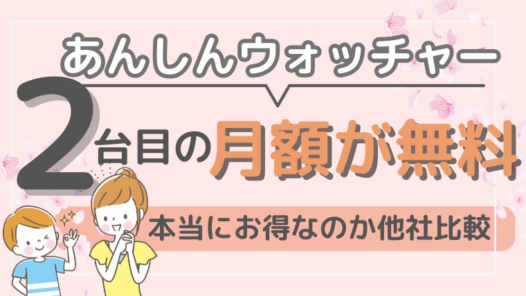 あんしんウォッチャー　2台目　月額